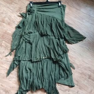 Fun gypsy, boho skirt by Easel